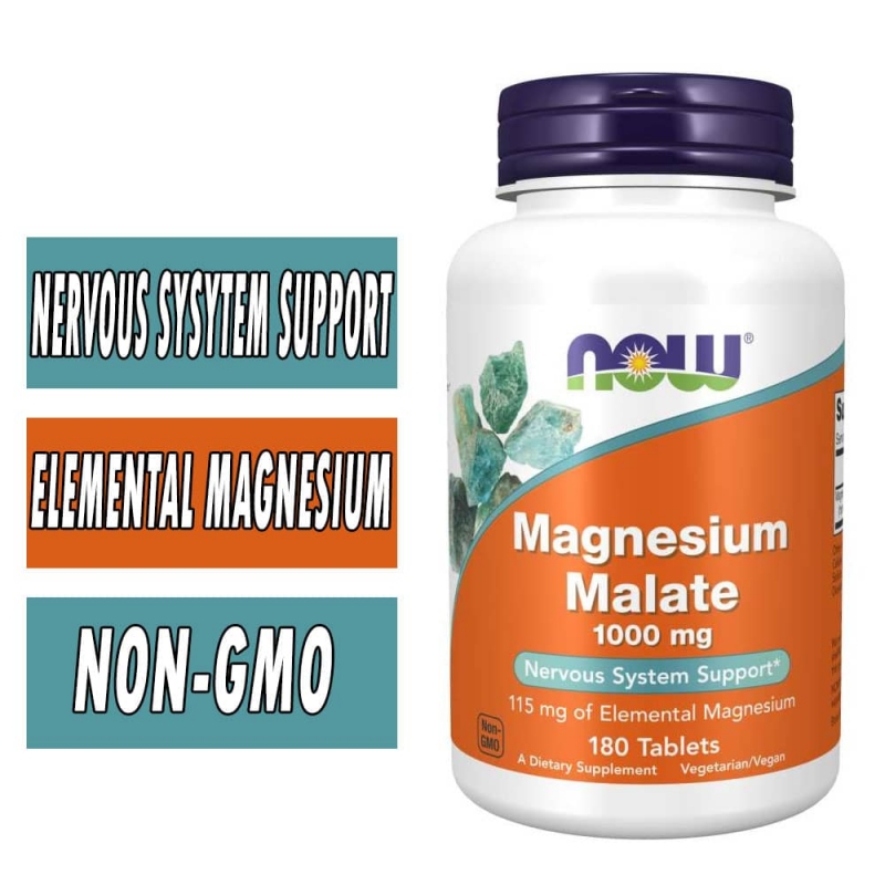 Magnesium Malate Now Nervous System Support