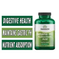 Betaine Hcl Pepsin Nutricost Digestive Aid