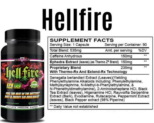 hellfire product + Label 