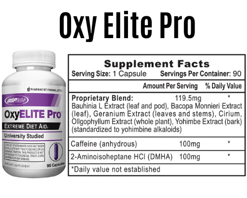 oxy elite pro product + Label 