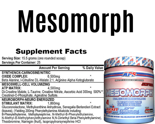 Mesomorph top pre workout 