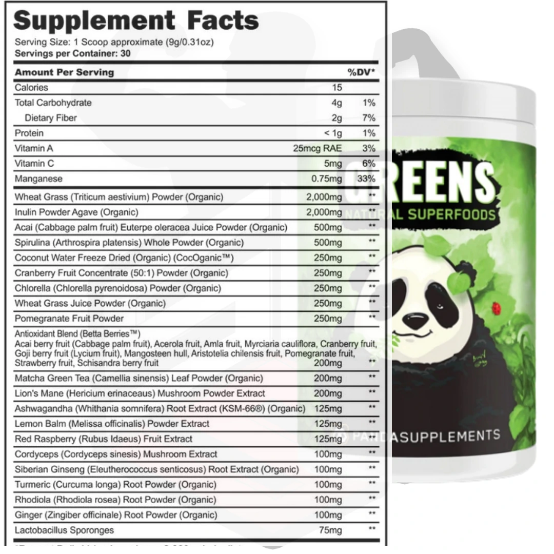 Panda Supps Greens