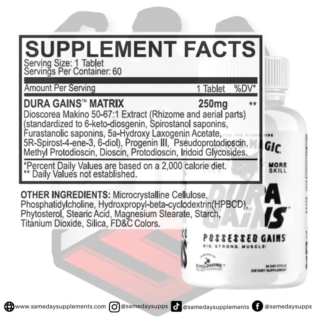 Dura Gains - Black Magic Supply