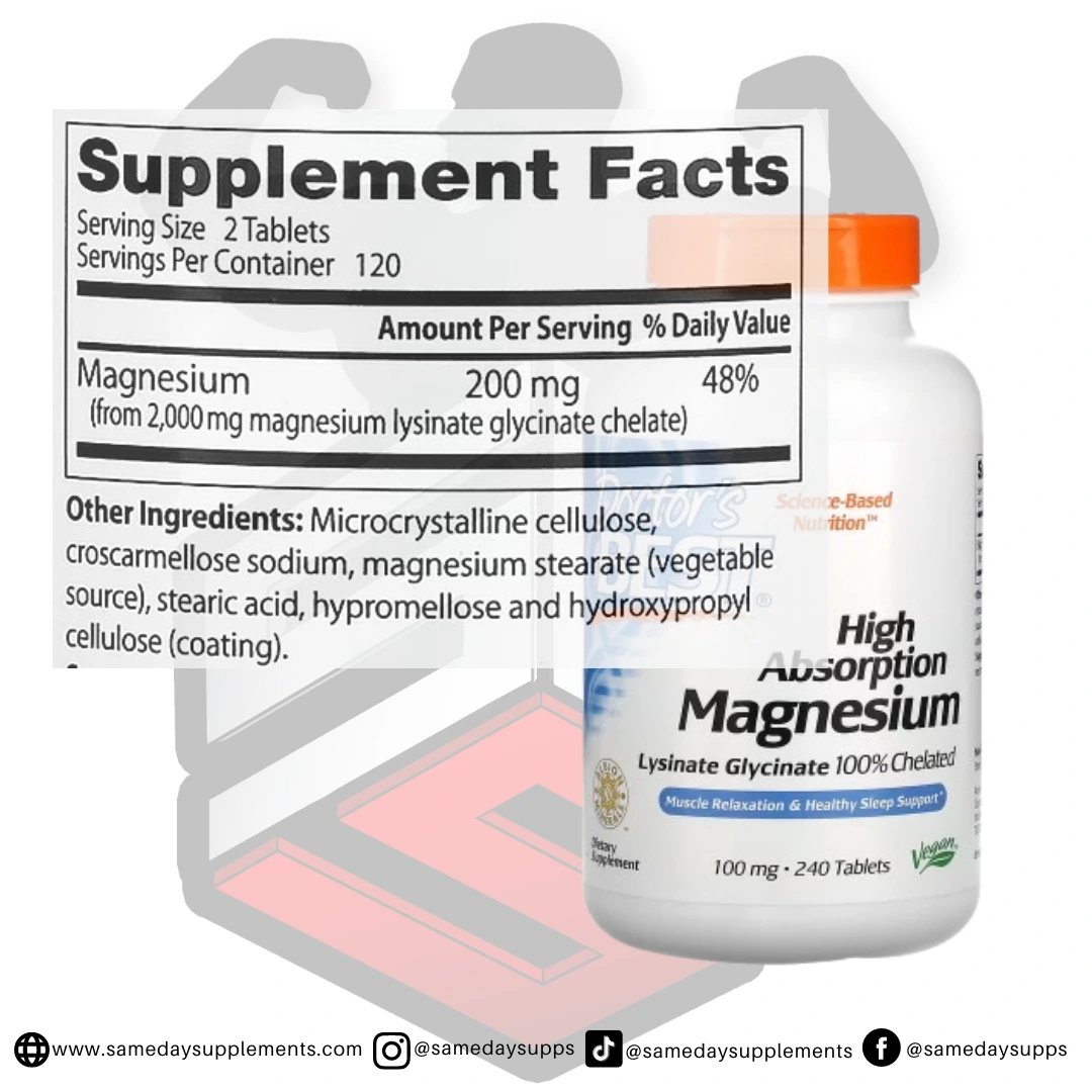 Doctors Best High Absorption Magnesium