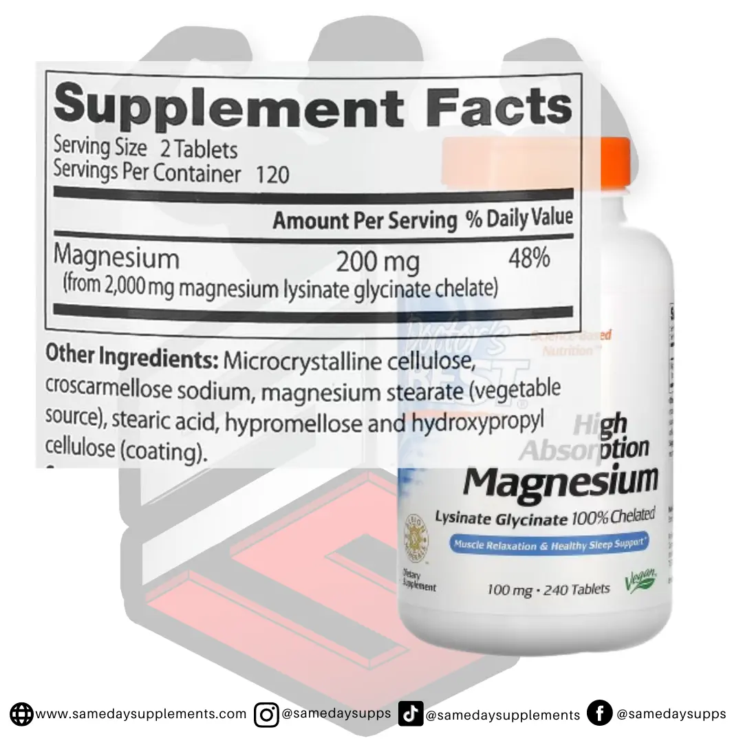 Doctors Best High Absorption Magnesium