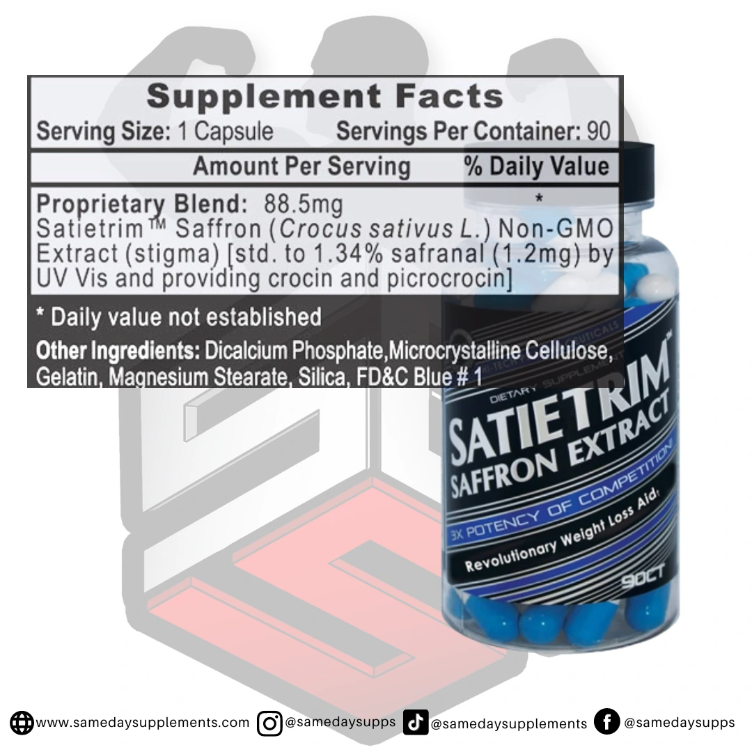 Hi-Tech Pharmaceuticals Satietrim Saffron Extract