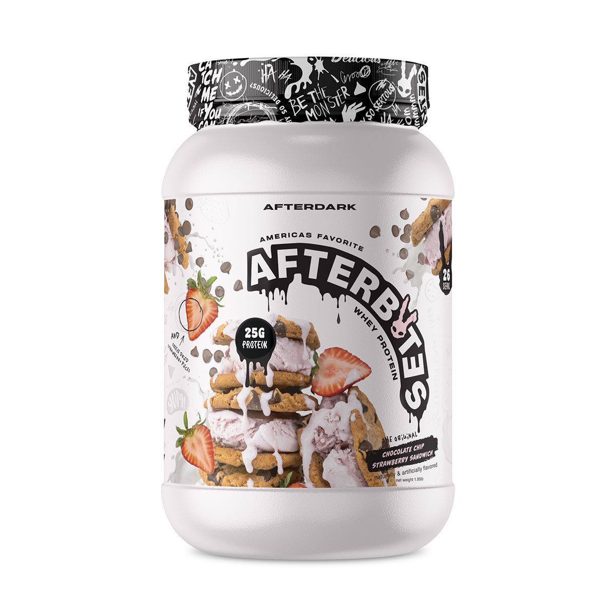 AfterBites Protein Chocolate Chip Strawberry Sandwich 26 Servings