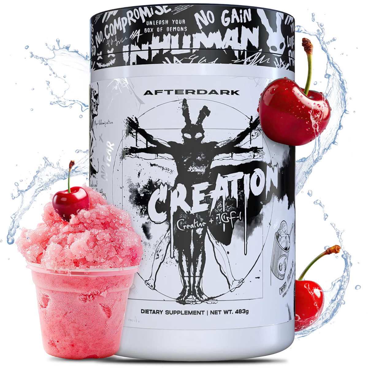 Creation Cherry Italian Ice 21 Servings