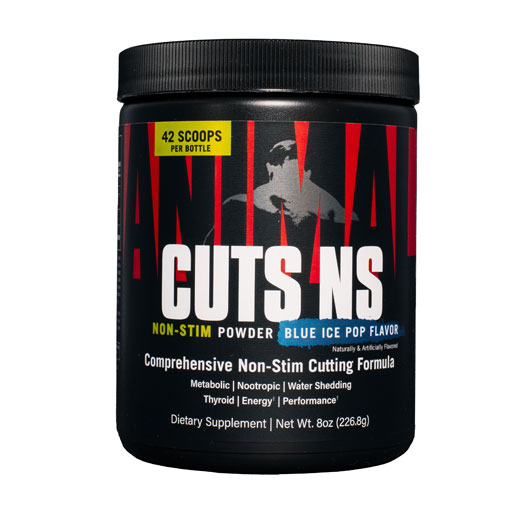 Animal Cuts Non Stim Powder - Blue Ice Pop - 42 Servings