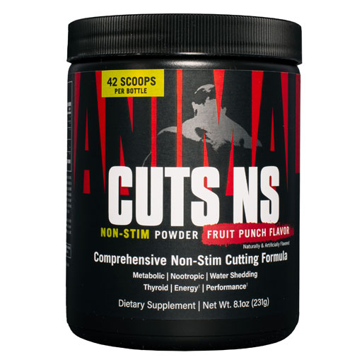 Animal Cuts Non Stim Powder - Fruit Punch - 42 Servings