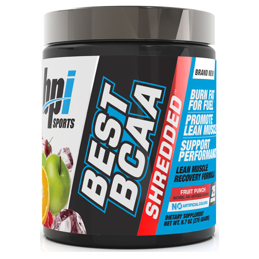 Best BCAA Shredded - Fruit Punch - 25 Servings