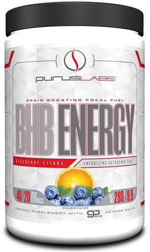 BHB Energy By Purus Labs, Blueberry Citrus, 40 Servings