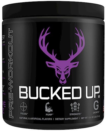 Bucked Up Pre Workout - Grape - 30 Servings