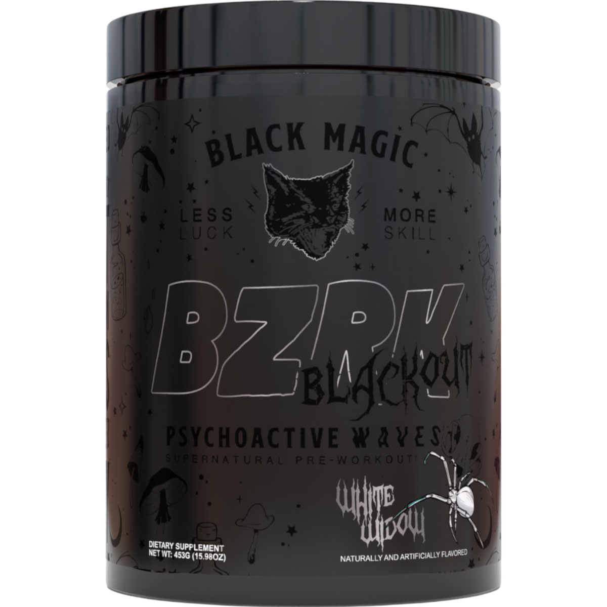 BZRK Blackout - White Widow (White Cherry) - 25 Servings