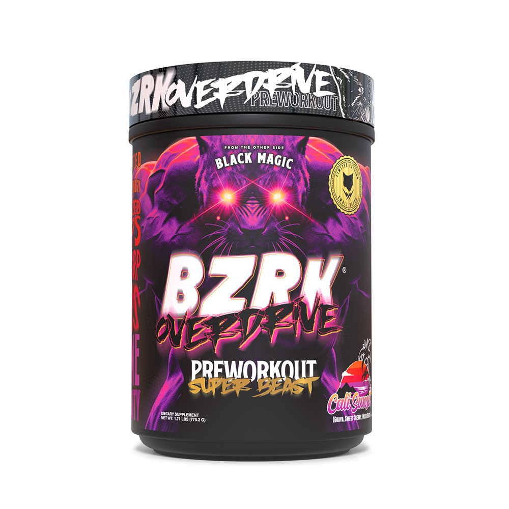 BZRK Overdrive - Calisunset (Guava, Sweet Cherry, Mixed Berry) - 40/20 Servings