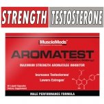 Aromatest - MuscleMeds - 30 Liquid Capsules - Aromatase Inhibitor Bottle Image