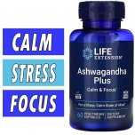 Life Extension Ashwagandha Plus - 60 Veg Capsules Bottle Image