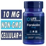 Life Extension Forskolin - 10 mg - 60 Veg Capsules Bottle Image