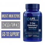 Life Extension 5 Day Elderberry Immune - Berry - 40 Chewable VTabs