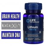 Life Extension Lithium - 1000 mcg - 100 Veg Capsules