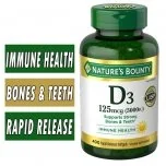 Natures Bounty D3 - 5000 IU - 400 Rapid Release Softgels