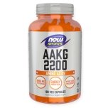 NOW AAKG 2200 180 Veg Capsules