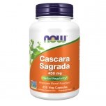 NOW Cascara Sagrada - 450 mg - 100 Veg Capsules Bottle Image