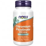 NOW Chromium Picolinate - 200 mcg - 100 Veg Capsules