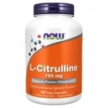 NOW Sports, L-Citrulline, 750 mg, 180 Caps,