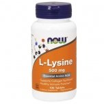 NOW L-Lysine 500 mg - 100 Tabs