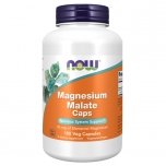 NOW Magnesium Malate - 180 Veg Capsules Bottle Image