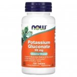 NOW Potassium Gluconate - 99 mg - 100 Tablets Bottle Image