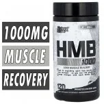 Nutrex HMB 1000, 120 Black Caps Bottle Image