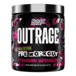 Outrage Pre Workout - Strawberry Watermelon - 30 Servings Bottle Image