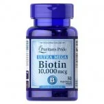 Puritan's Pride Biotin - 10,000 mcg - 50 Softgels 