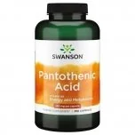 Swanson Pantothenic Acid - 250 mg - 250 Caps Bottle Image