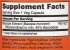 NOW Bacopa Extract Ingredients Image