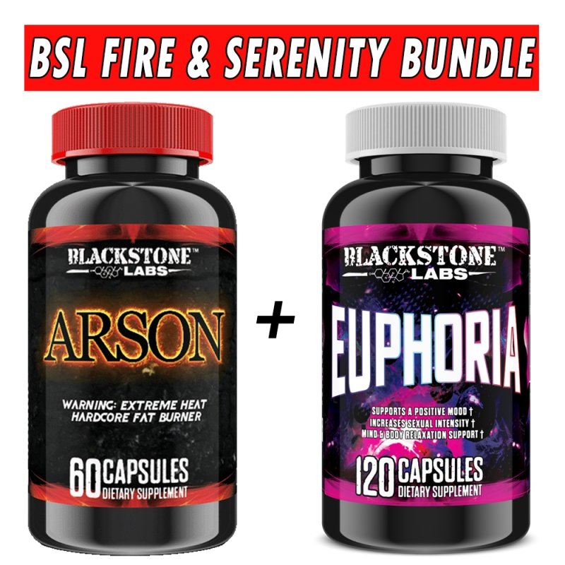 Arson + Euphoria Bundle | Blackstone Labs | Fire and Serenity