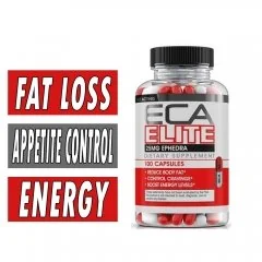 ECA Elite Fat Burner w/Ephedra - Brand New Energy - 100 Capsules bottle image