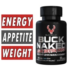 Bucked Up Buck Naked Fat Burner - 90 Caps Bottle Image