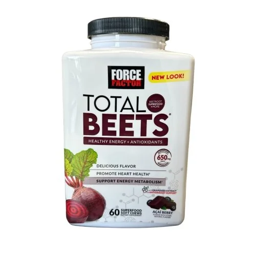 Total Beets Soft Chews - Acai Berry - 60 Count