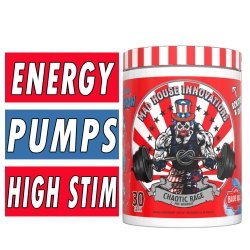 Mad House Innovations Chaotic Rage Pre Workout Bottle Image