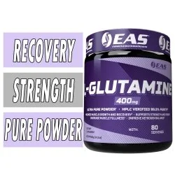 EAS L-Glutamine - Unflavored - 400 Grams Bottle Image