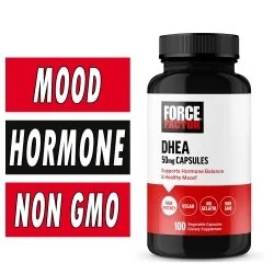 Force Factor DHEA - 50 mg -100 Veg Capsules Bottle Image