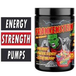 Frankenstein Pre Workout Sour Grave Worms 25 Servings Bottle Image