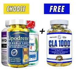 Hi-Tech Pharmaceuticals Fat Burner + Free CLA 1000 Bundle Bottle Image