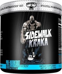 Sidewalk Kraka Pre Workout By Iron Addicts, Blue Raspberry, 30 Servings