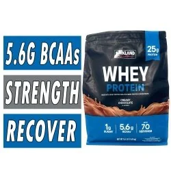 Kirkland Whey Protein - Creamy Chocolate - 5.4lb Image