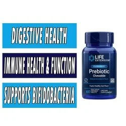 Life Extension Florassist Prebiotic Chewable - 60 Count bottle image