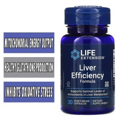 Life Extension Liver Efficiency Formula - 30 Veg Capsules